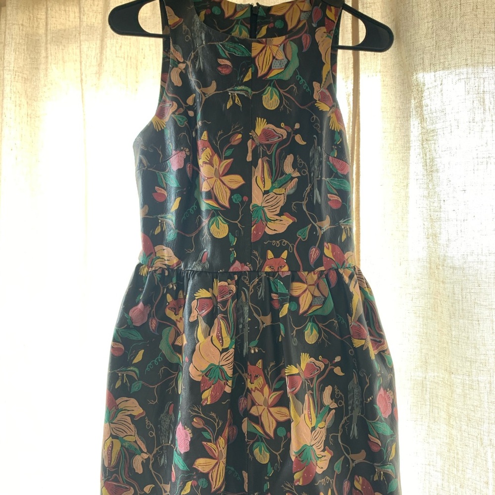 Topshop Leather Dress View 2